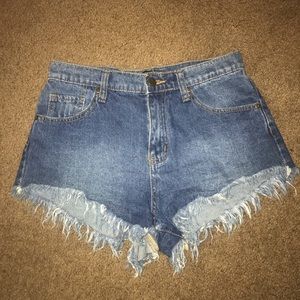 Forever 21 cheeky festival shorts